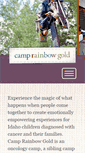 Mobile Screenshot of camprainbowgold.org